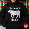 I'd Smoke That majica s kapuljačom (hoodie) 5