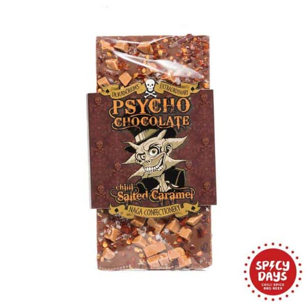 Psycho Chocolate chili salted caramel čokolada 100g 1