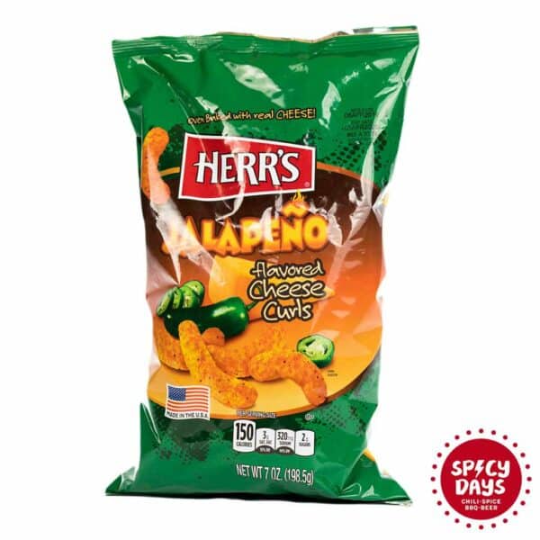 Herr's Jalapeno Poppers Cheese Curls 198g 1