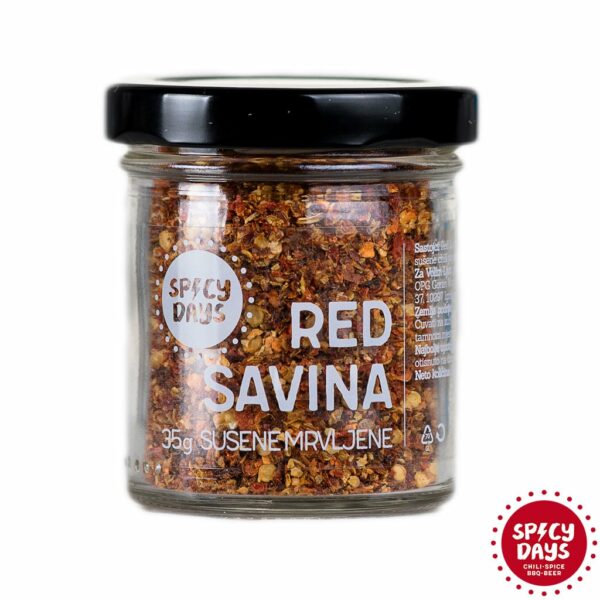 Red Savina sušene mrvljene chili papričice 35g 1