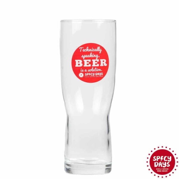 Čaša za pivo Spicy Days - New Pilsner 0,50l