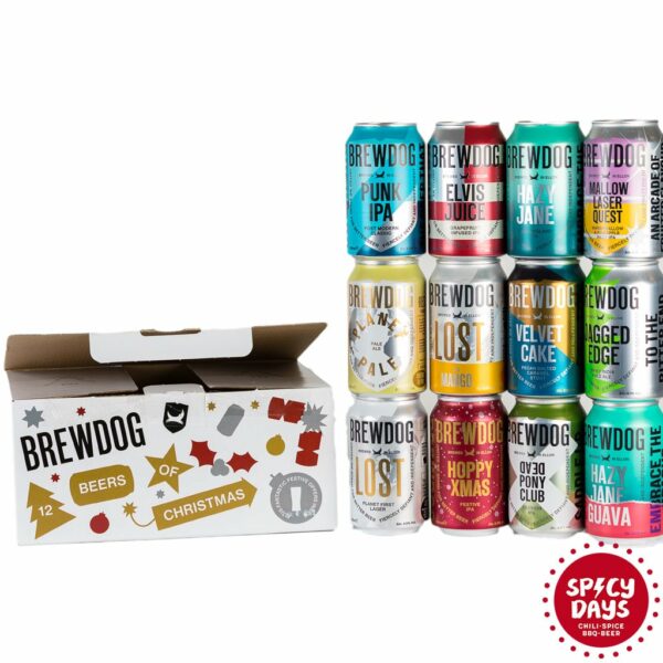 Brewdog poklon paket - 12 beers of Christmas (12x0,33l)
