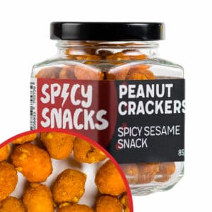 Peanuts Crackers Spicy Sesame kikiriki snack 85g