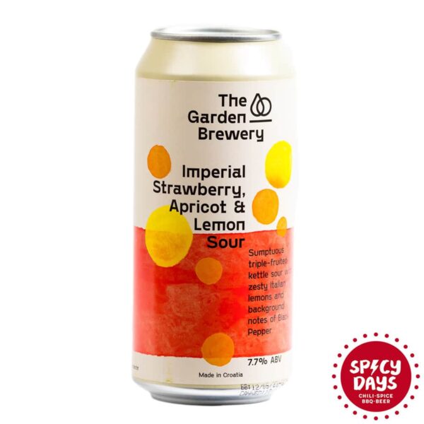 Garden Brewery Imperial Strawberry, Apricot & Lemon Sour 0,44l