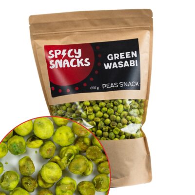 Green Wasabi Peas snack 850g