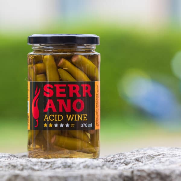 Serrano Acid Wine ukiseljene papričice 370ml 2