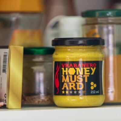 Vrabanero Honey Mustard senf s medom 212ml 3