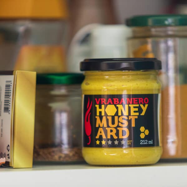 Vrabanero Honey Mustard senf s medom 212ml 2
