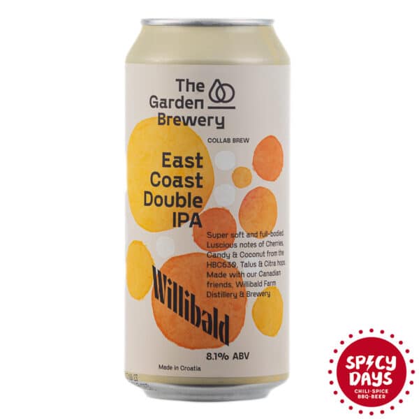 The Garden Brewery - East Coast Double IPA - Willibald (CA) Collab 0,44l