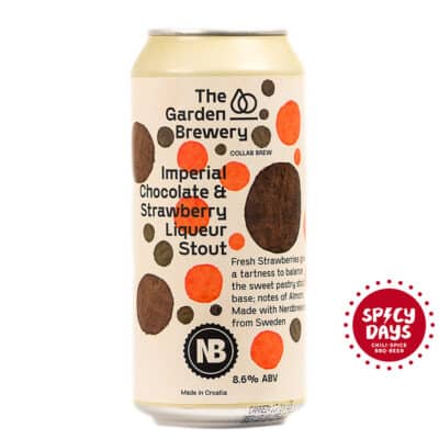 The Garden Brewery / NerdBrewing - Imperial Chocolate & Strawberry Liqueur Stout 0,44l
