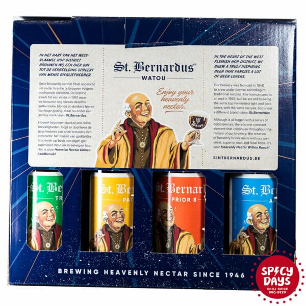 St. Bernardus poklon paket 6x0,33l + 2 čaše 1