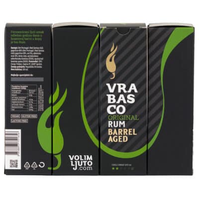 Vrabasco Original Rum barrel aged ljuti umak 100ml