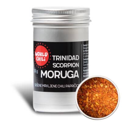 Trinidad Scorpion sušene drobljene chili papričice 30g