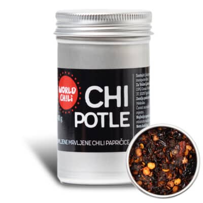 Chipotle sušene dimljene i drobljene chili papričice 40g