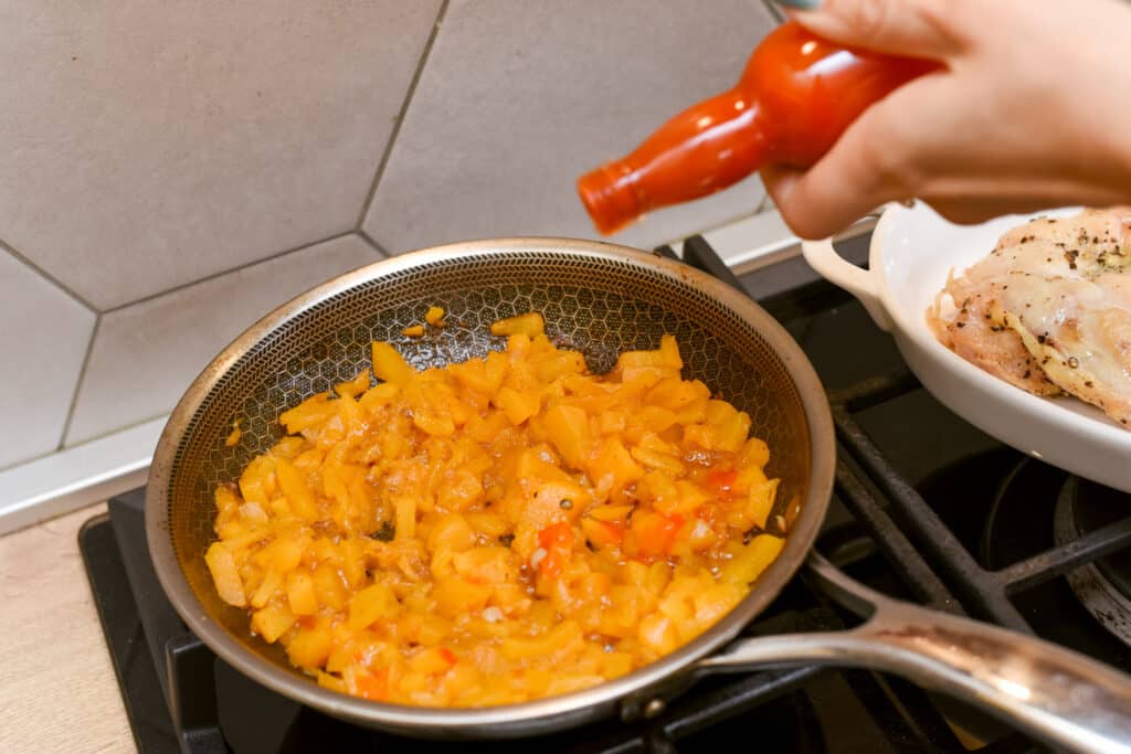 Zapečena piletina u marelici s mozzarellom 2