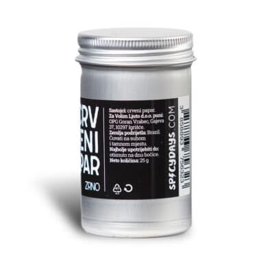 Crveni papar zrno 25g