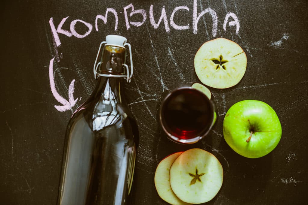 Kombucha with fruits