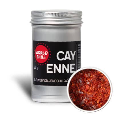 Cayenne sušene drobljene chili papričice 35g