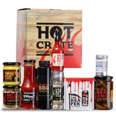 Meet The Heat Hot Crate - poklon paket u brandiranoj kartonskoj kutiji
