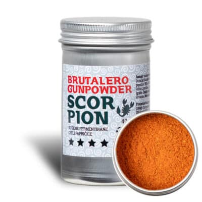 Brutalero Gunpowder Scorpion 40g - sušene Trinidad Scorpion chili papričice