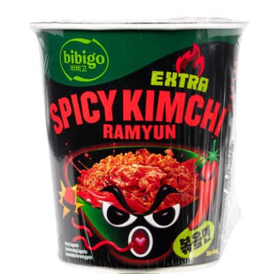 Bibigo Extra Spicy Kimchi Ramyun Cup - instant rezanci 98g