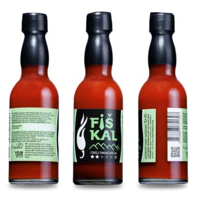 Fiškal - ljuti umak s bučinim uljem 100ml - Volim Ljuto / OPG Cesarec