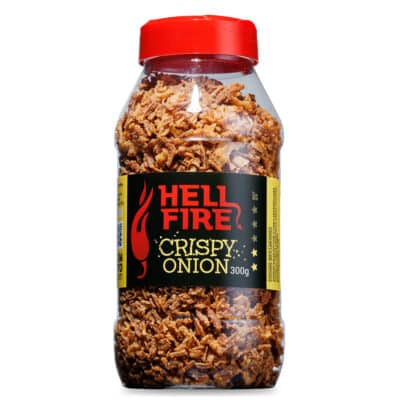 Hellfire Crispy Onion 300g - ljuti prženi luk
