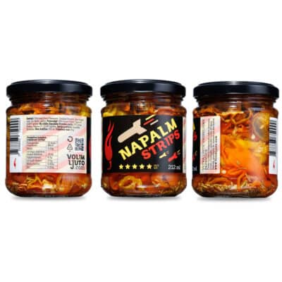 Napalm Strips ukiseljene papričice 212ml